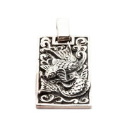 Japanese Koi Fish Sterling Silver Pendant